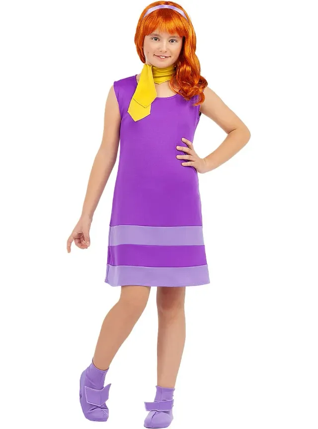 Funidelia Daphne Scooby Doo Costume bambina viola 10-12 anni