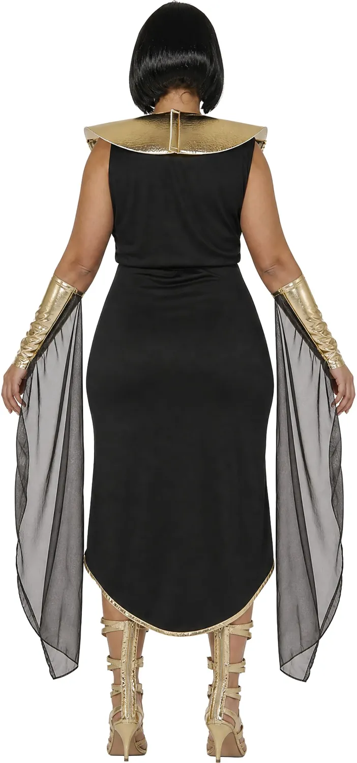 Guirca Costume Egiziana Nero Oro Ragazza 14-16 Anni