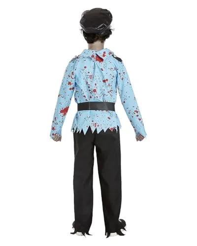 Funidelia Poliziotto Zombie costume bambino 3-4 anni con accessori nero