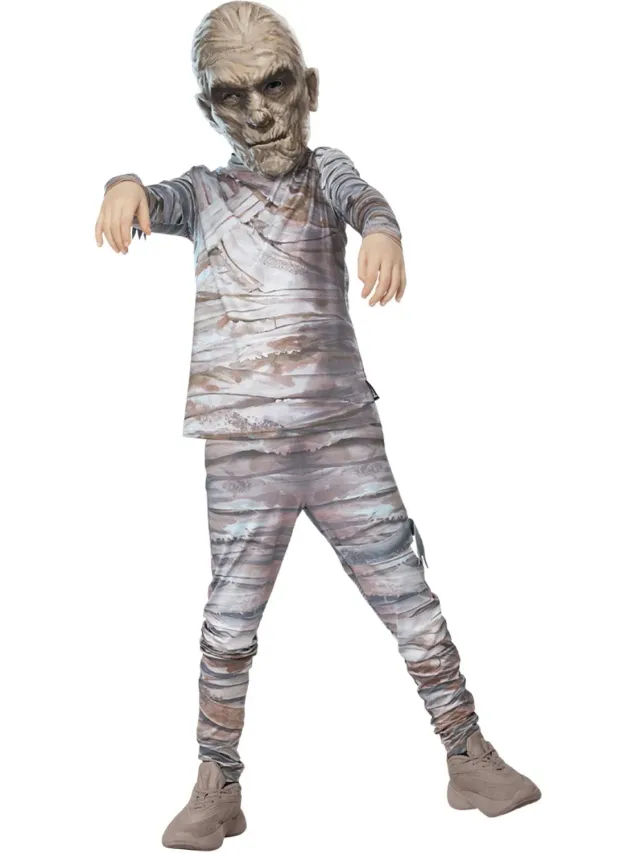 Smiffys Universal Monsters Mummy costume mummia grigio S 4-6 anni