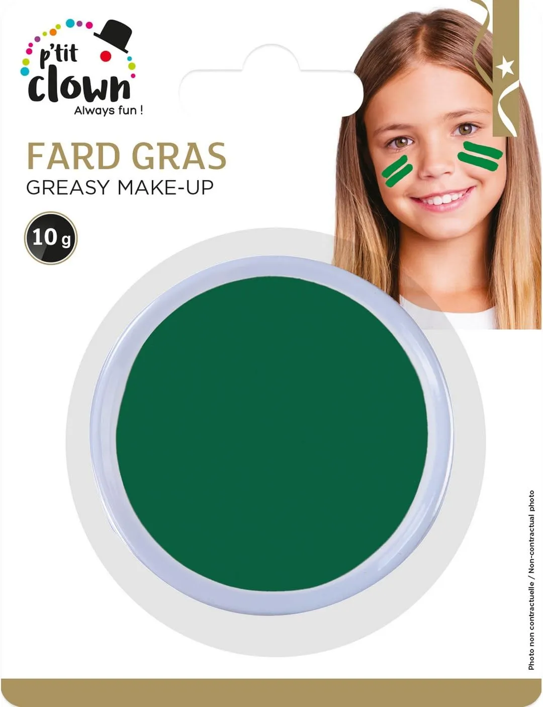 P'tit Clown 91018 Cerone Verde 10 g Lavabile
