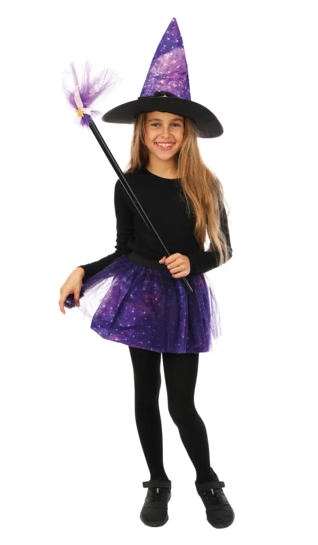 P'tit Clown 23043 costume strega tutù taglia unica per Halloween
