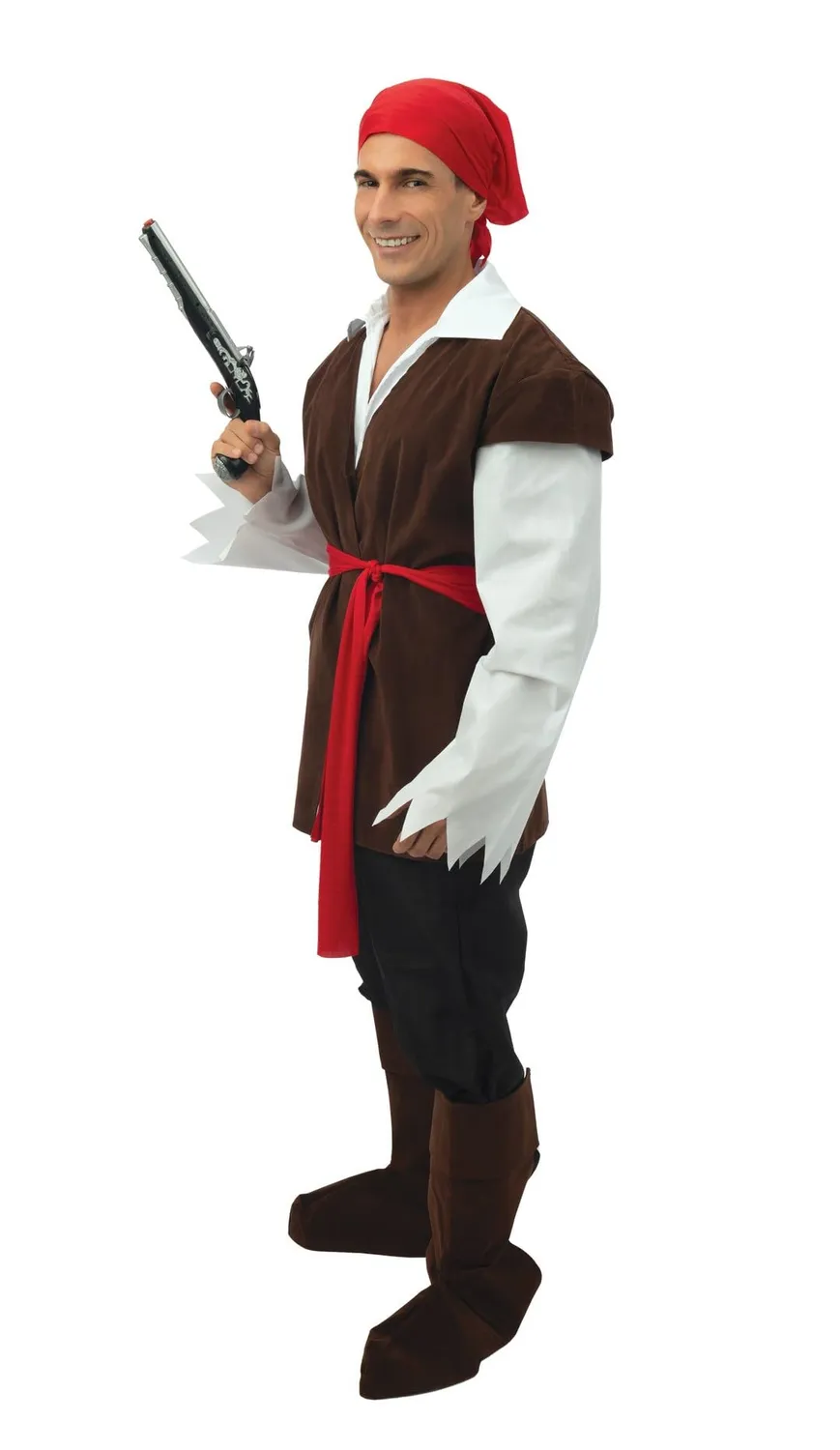 P'tit Clown Costume Pirata Uomo L-XL Multicolore 6 Pezzi