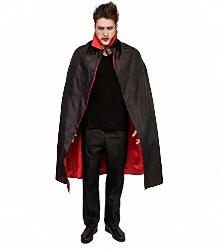 SEA HARE Capo Vampiro mantello uomo nero Halloween