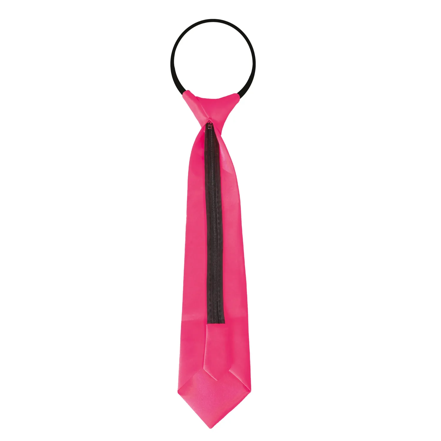 P'tit Clown 21162 Cravatta Elastico Rosa Fluo Unica