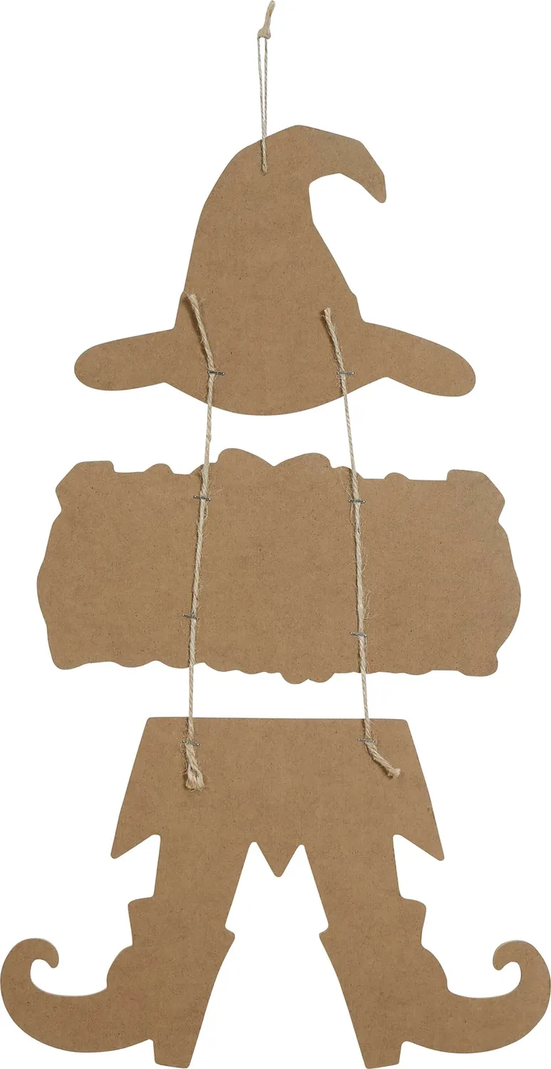 Guirca Fiestas Guirca Strega decorazione da appendere 55 cm legno