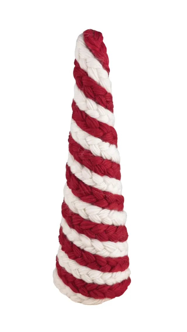 P'tit Clown 22875 abete cono decorativo 50 cm bianco rosso
