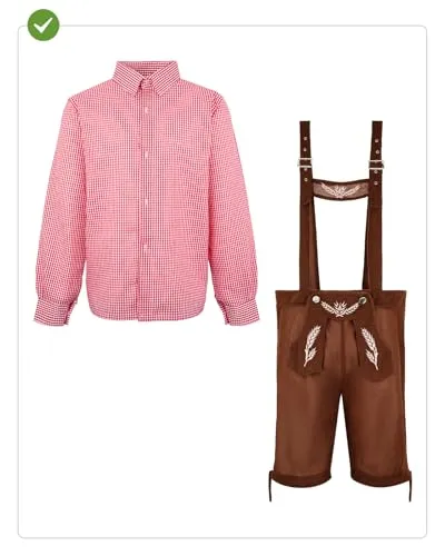 Funidelia Costume Oktoberfest deluxe uomo M marrone