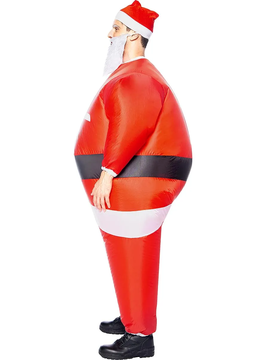 Funidelia Costume Babbo Natale Gonfiabile Rosso Taglia Unica