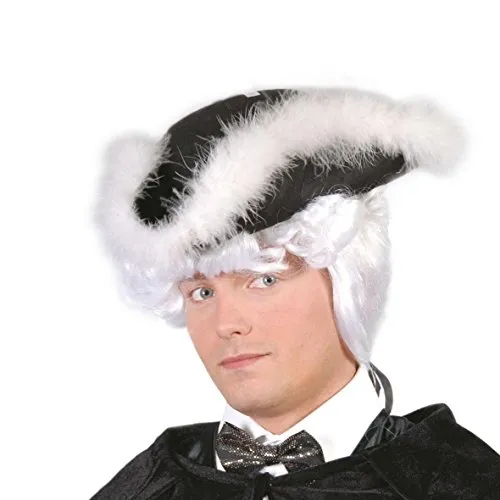 Guirca Nobile Veneziano cappello costume nero
