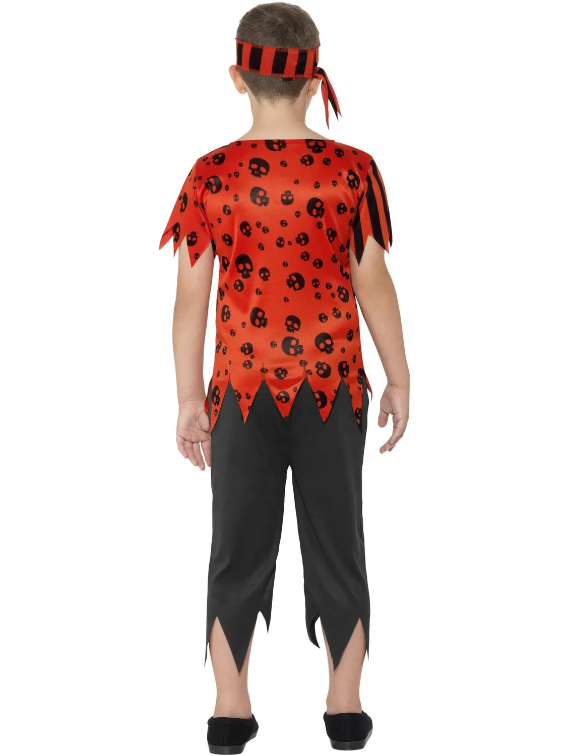 Smiffys Jolly Roger costume pirata bambino rosso 10-12 anni