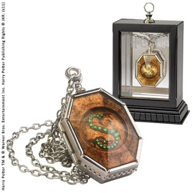 La Bottega di Merlino Medaglione Horcrux collana S verde