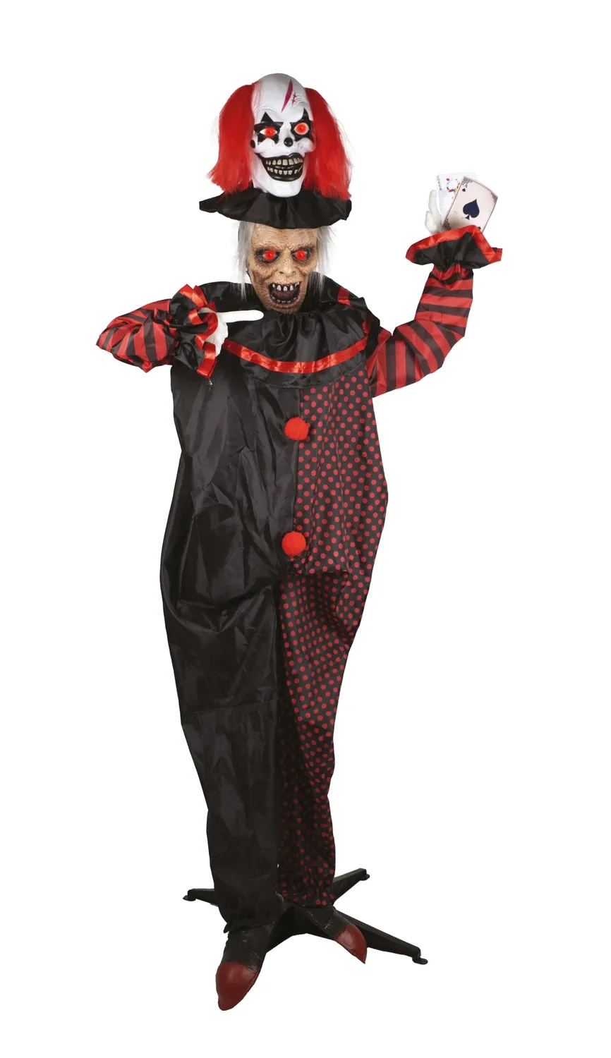 P'tit Clown Clown Due Teste animatronic Halloween 180cm