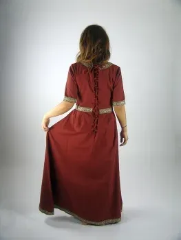La Bottega di Merlino Abito Donna Maniche Corte Costume Cotone