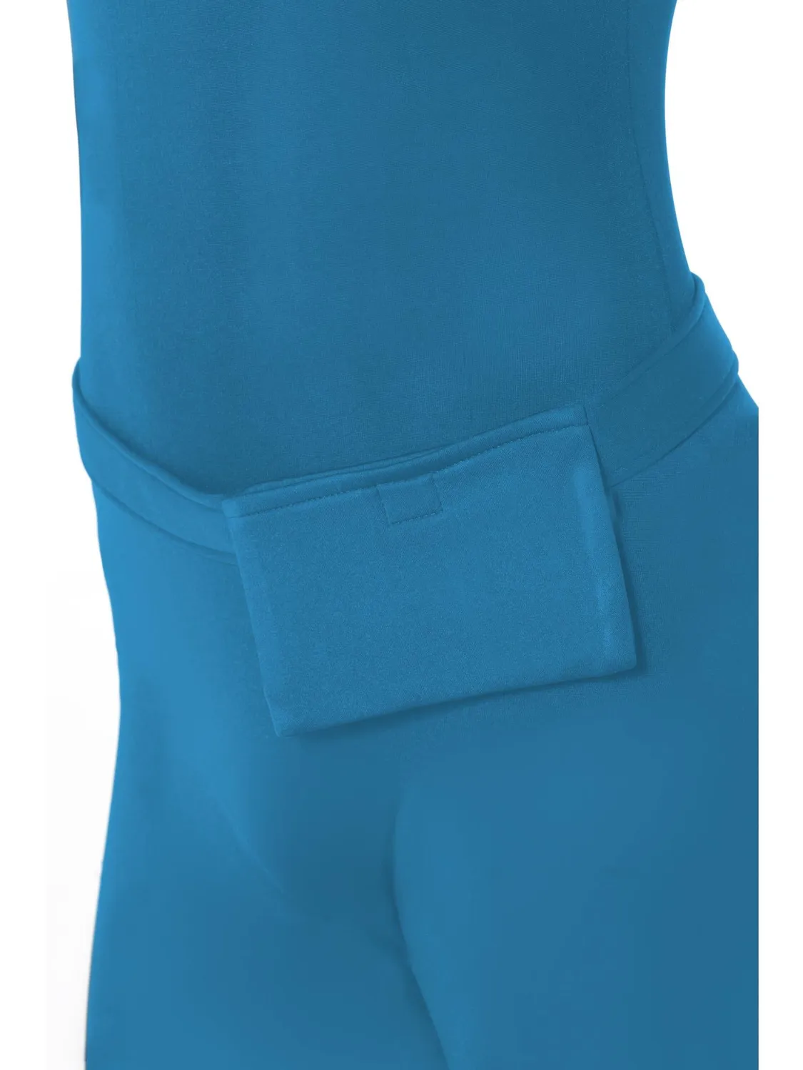 Smiffys Second Skin Suit tuta blu con marsupio