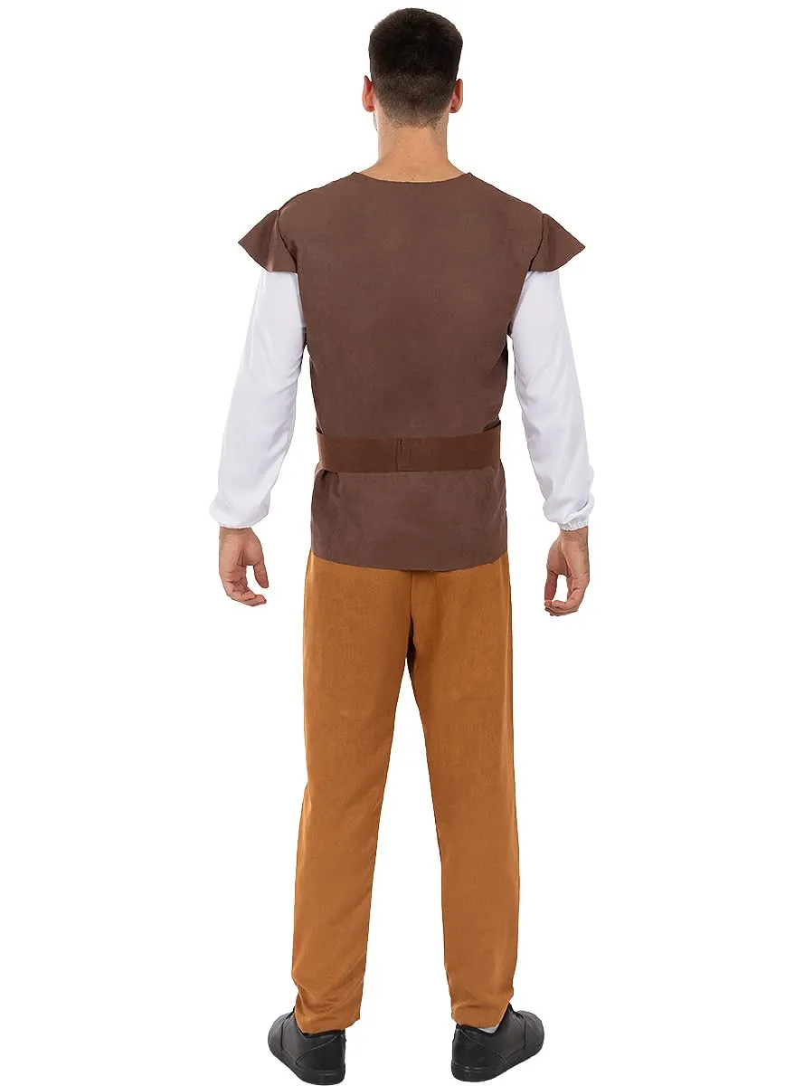 Funidelia Oste Medievale costume uomo marrone tunica