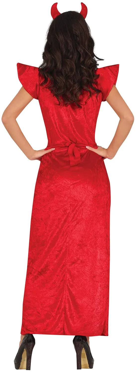 Guirca Sexy Diavolessa Costume S 40-42 Vestito Rosso