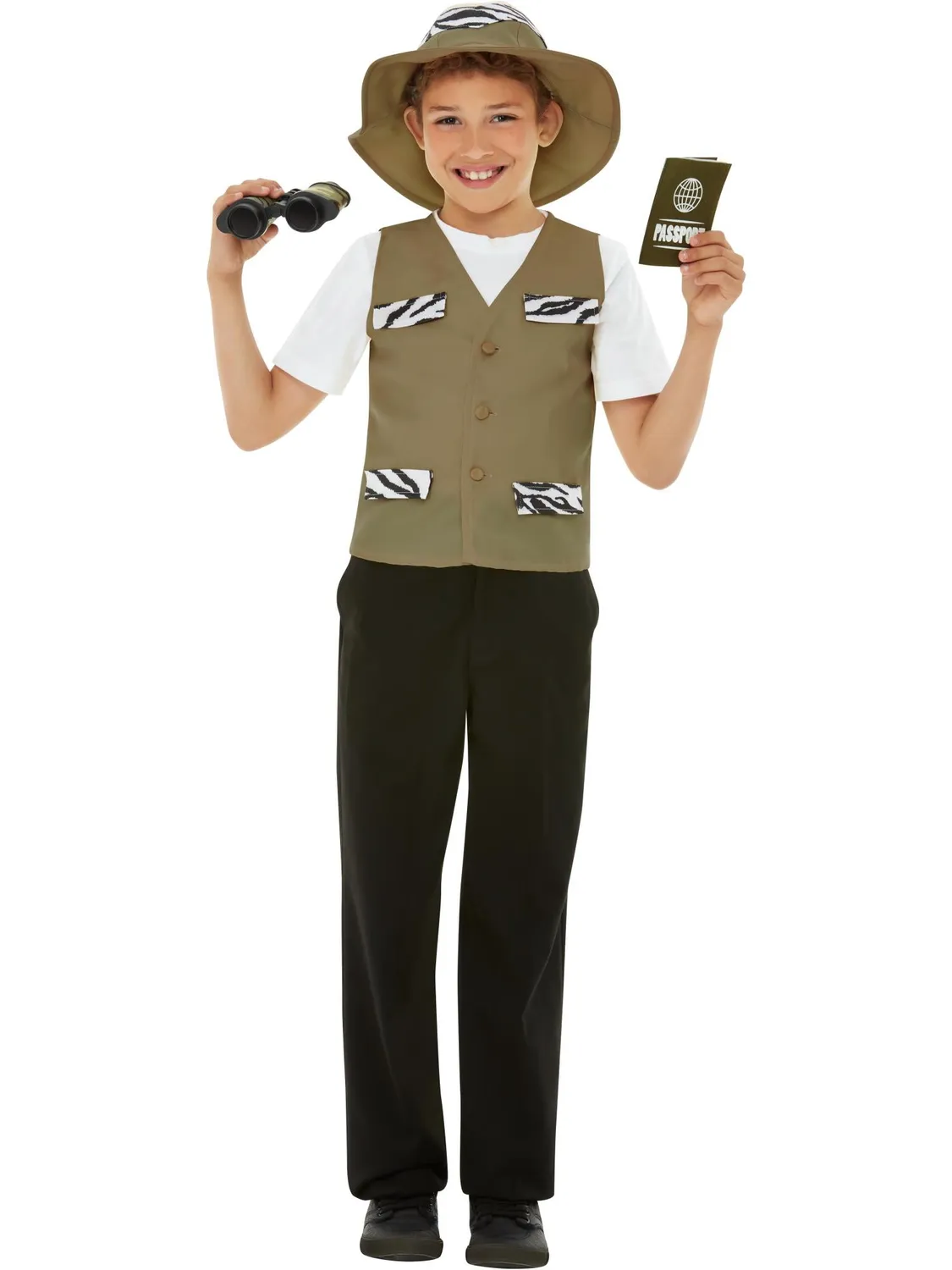 Smiffys Explorer Kit costume esploratore bambino 7-9 anni