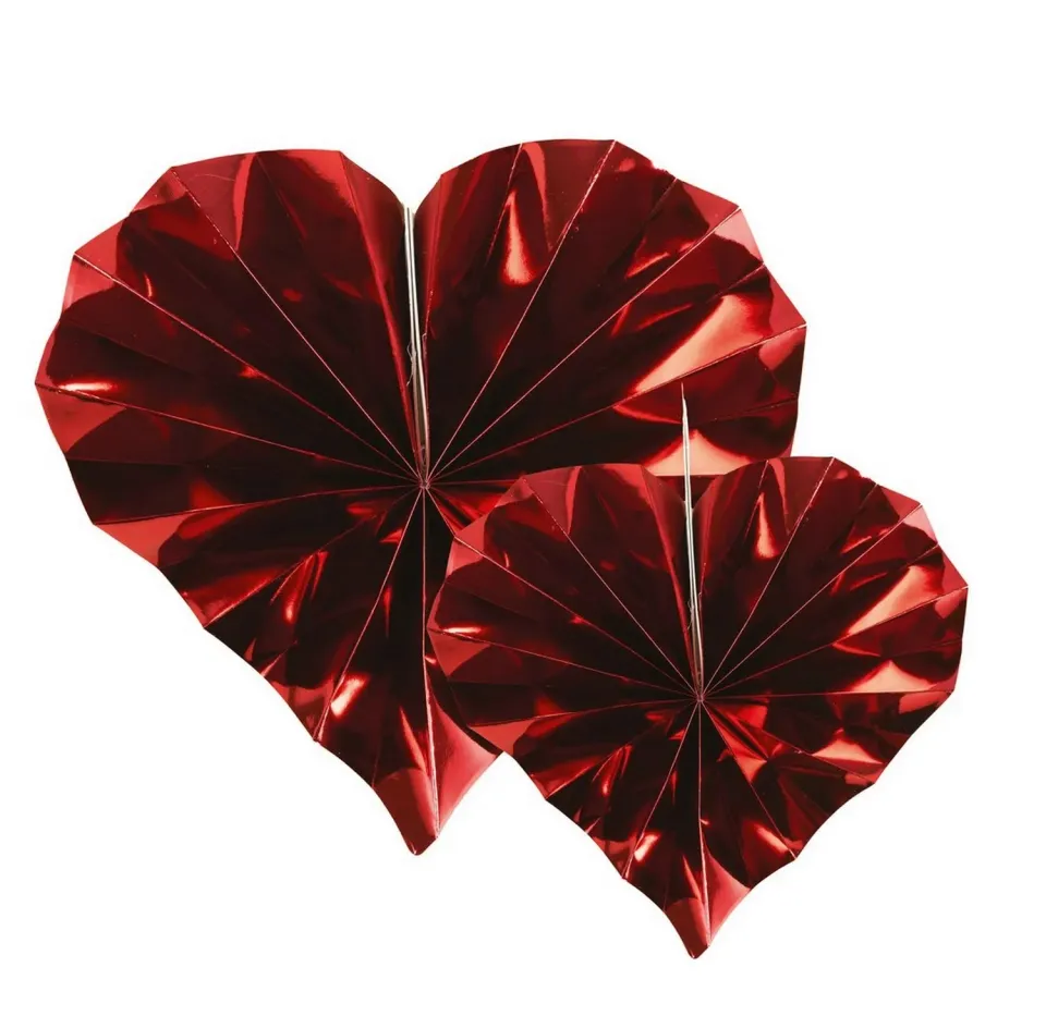 P'tit Clown re22655 rosette cuore rosse San Valentino 6 pezzi