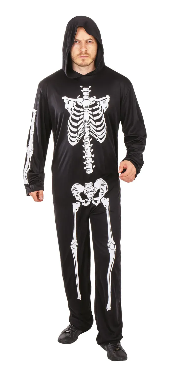 P'tit Clown Scheletro Costume Ragazzo XS 14/16 anni