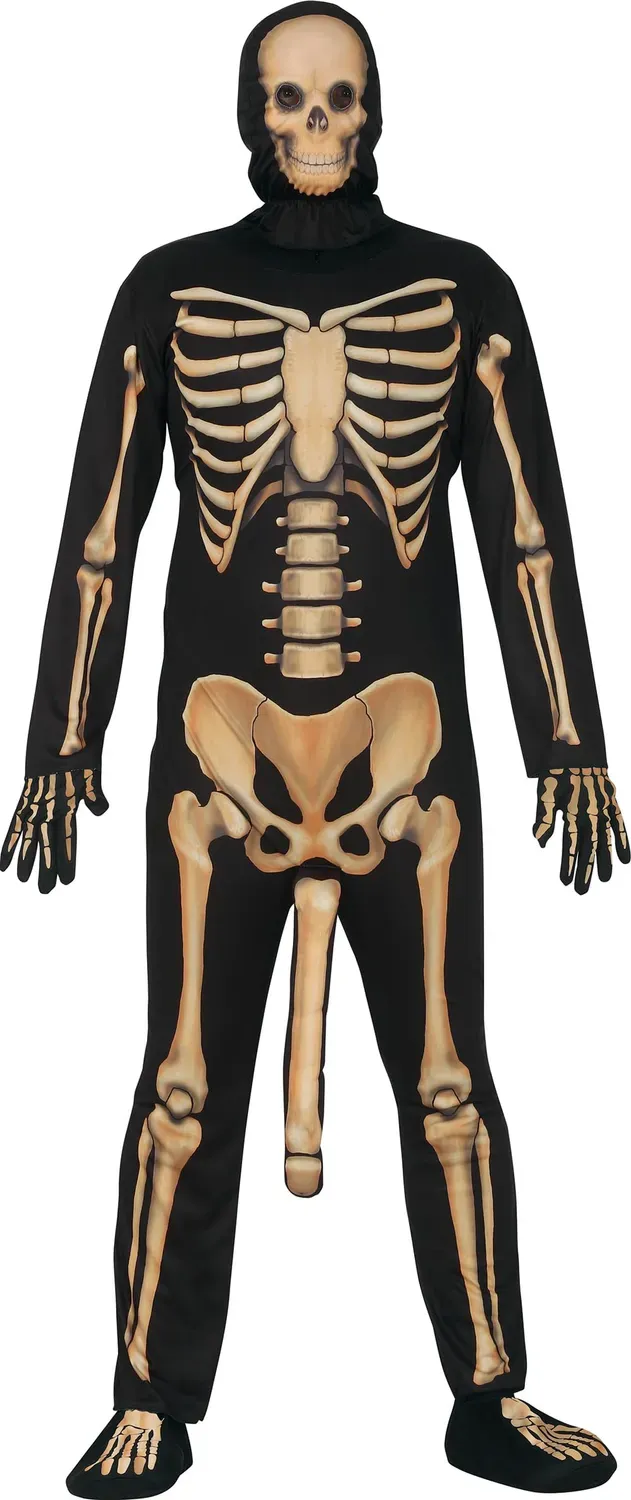 Fiestas Guirca Scheletro Esibizionista costume adulto taglia M