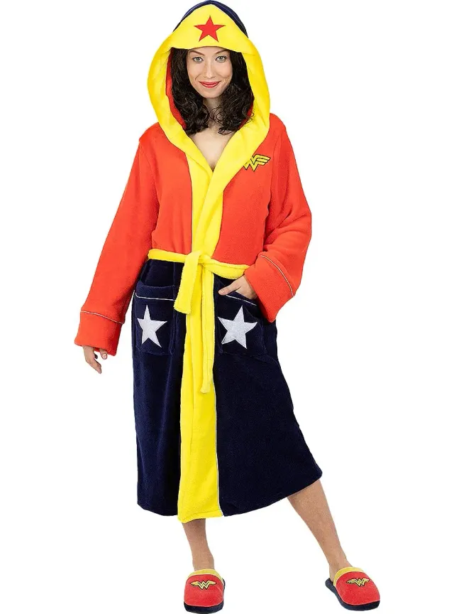 Funidelia Wonder Woman vestaglia donna S-M rossa