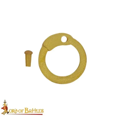 La Bottega di Merlino Anelli Piatti Ottone 9 mm 200 g rivetti