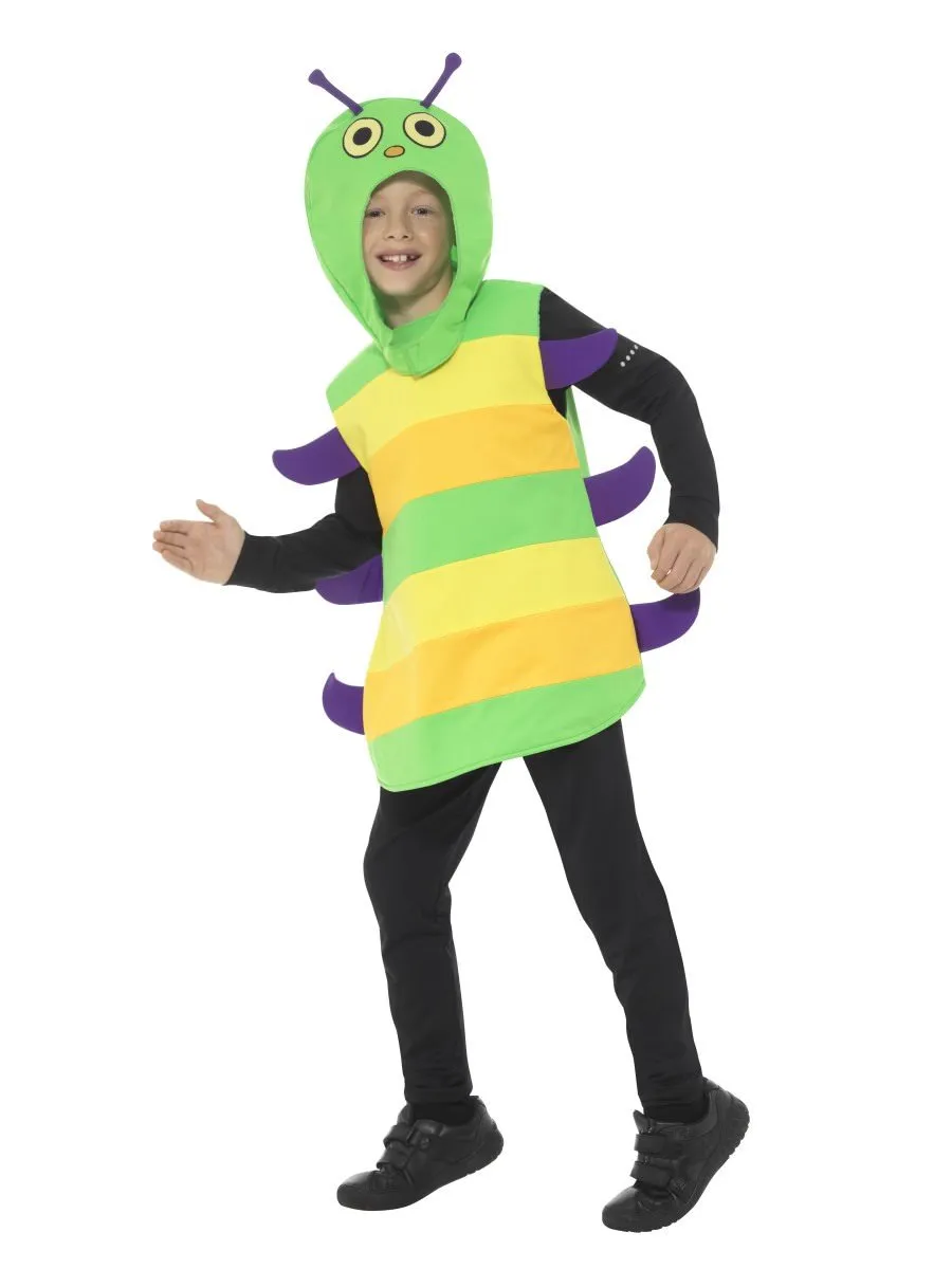 Smiffys Costume Bruco Multicolore Bambina con Copricapo