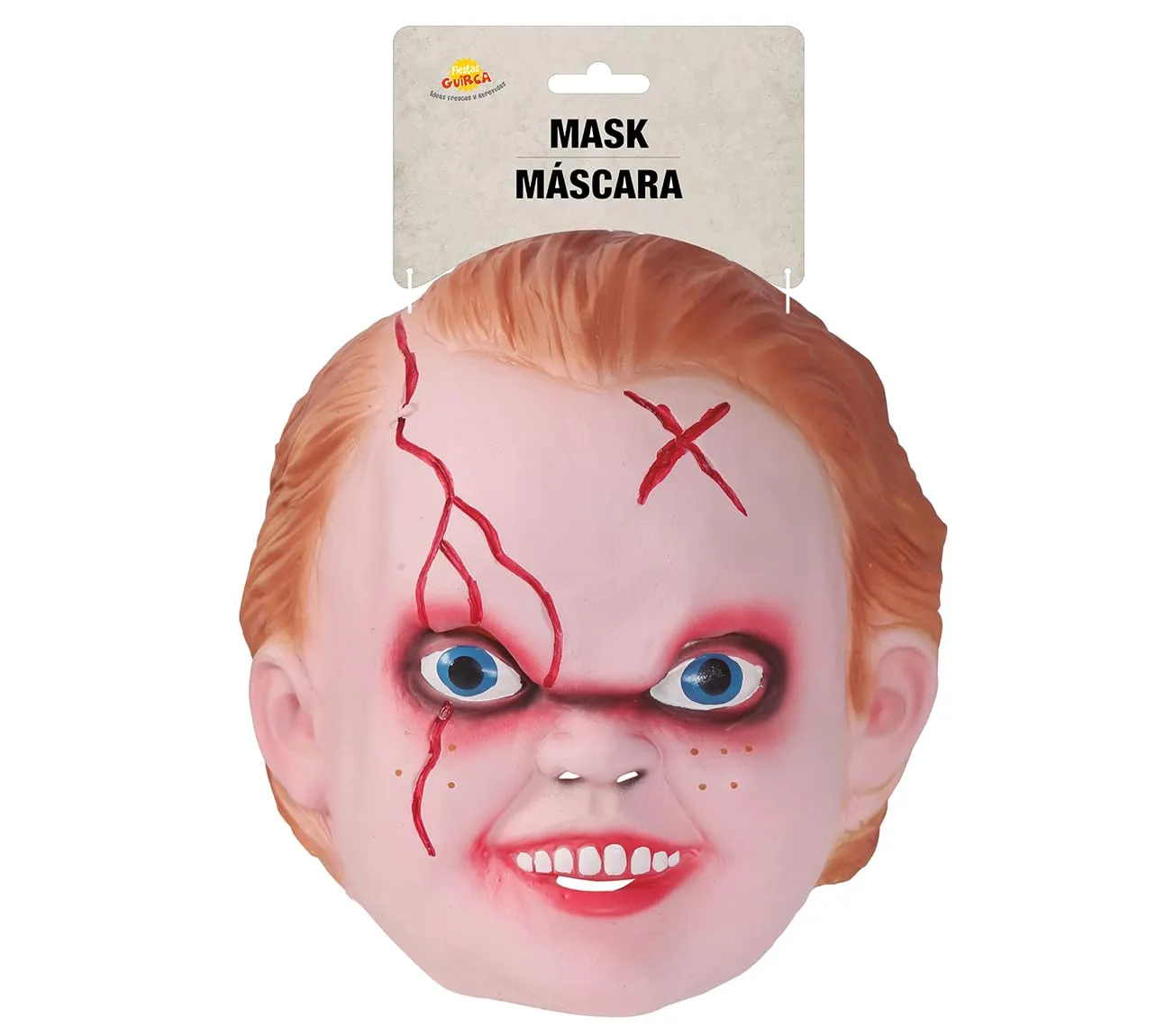 Fiestas Guirca Bambola Diabolica Maschera Lattice Halloween