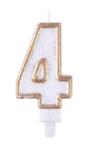 P'tit Clown 21194 candela numero 4 oro per torta
