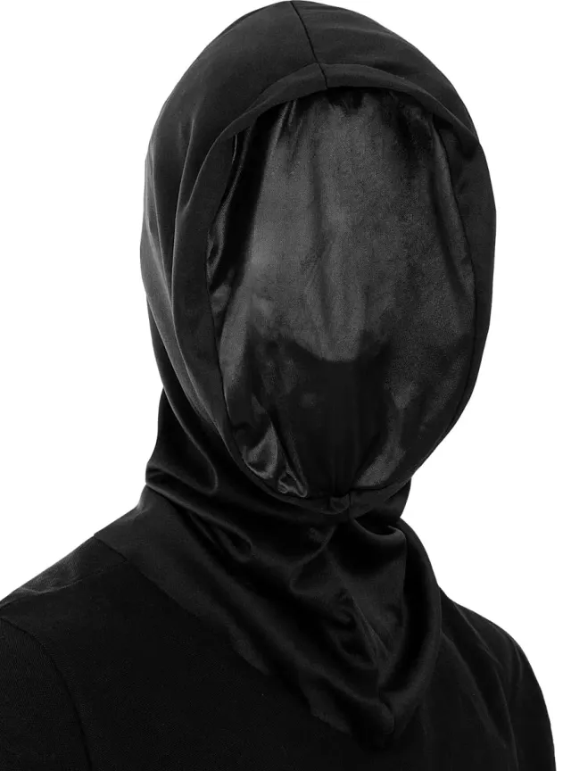 Funidelia Morte cappuccio adulto nero horror