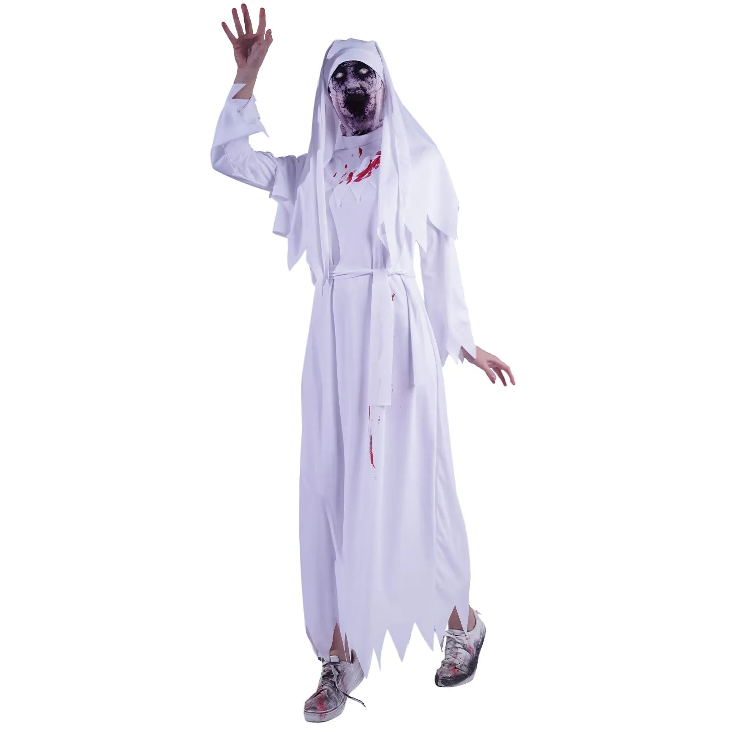 SEA HARE Suora Sanguinante costume donna bianco