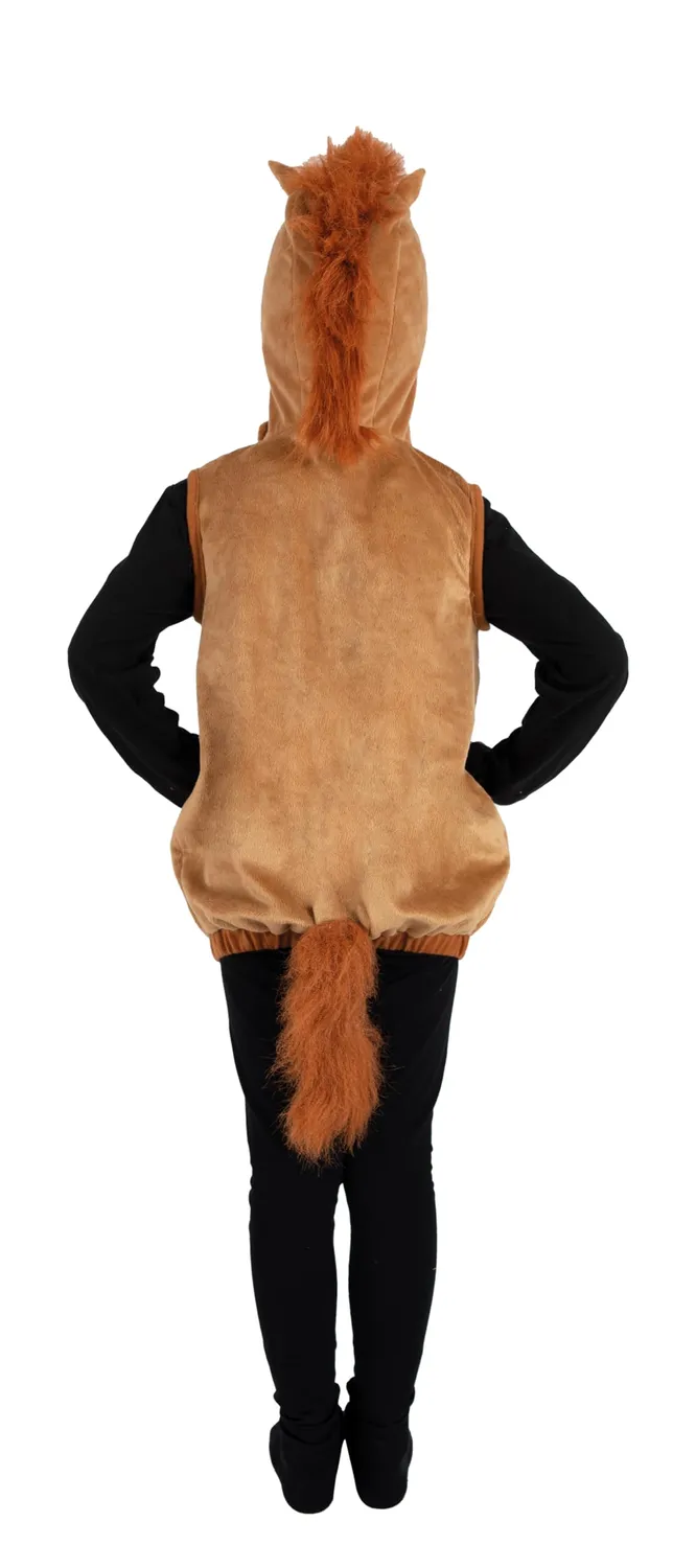 P'tit Clown Poney costume bambino 5-6 anni tuta morbida