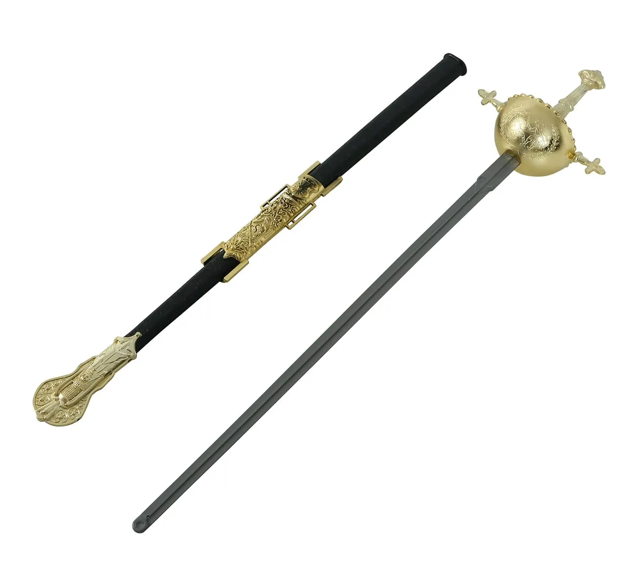 Guirca Moschettiere sciabola 62 cm argento nero
