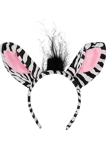 Funidelia Zebra kit accessori nero adulto