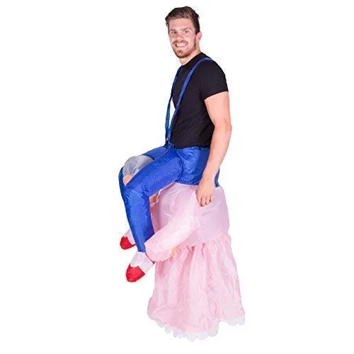 Bodysocks Costume Gonfiabile Nonna Adulti cavalcabile