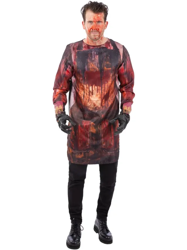 Smiffys Massacre Man kit uomo horror nero taglia M-L