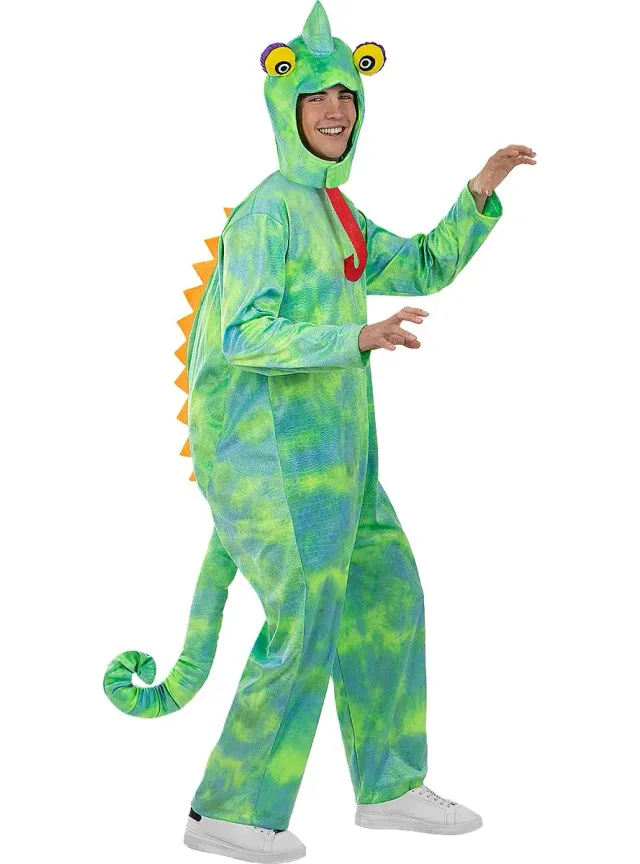 Funidelia Camaleonte costume adulto L-XL verde