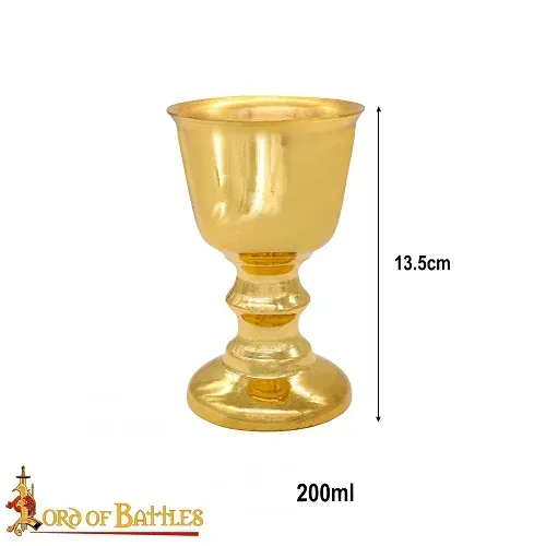 La Bottega di Merlino Calice Cerimonia Piccolo 200 ml Ottone