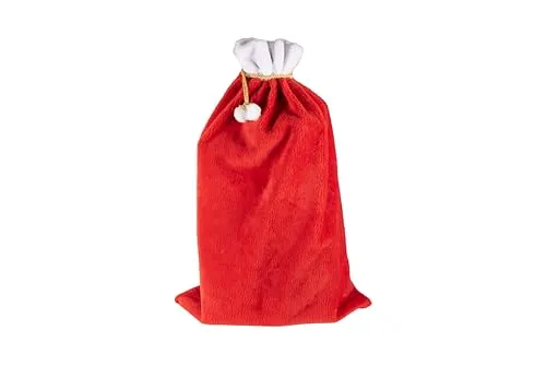 P'tit Clown Re22872 sacco Babbo Natale rosso 90 cm