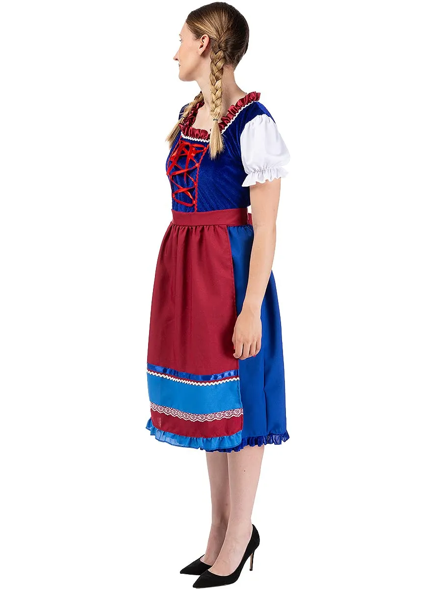 Funidelia Costume Tirolese Donna Oktoberfest Marrone Bavaresi