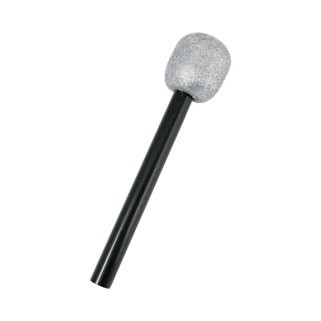 P'tit Clown 10573 Microfono Nero Argento Pop Star