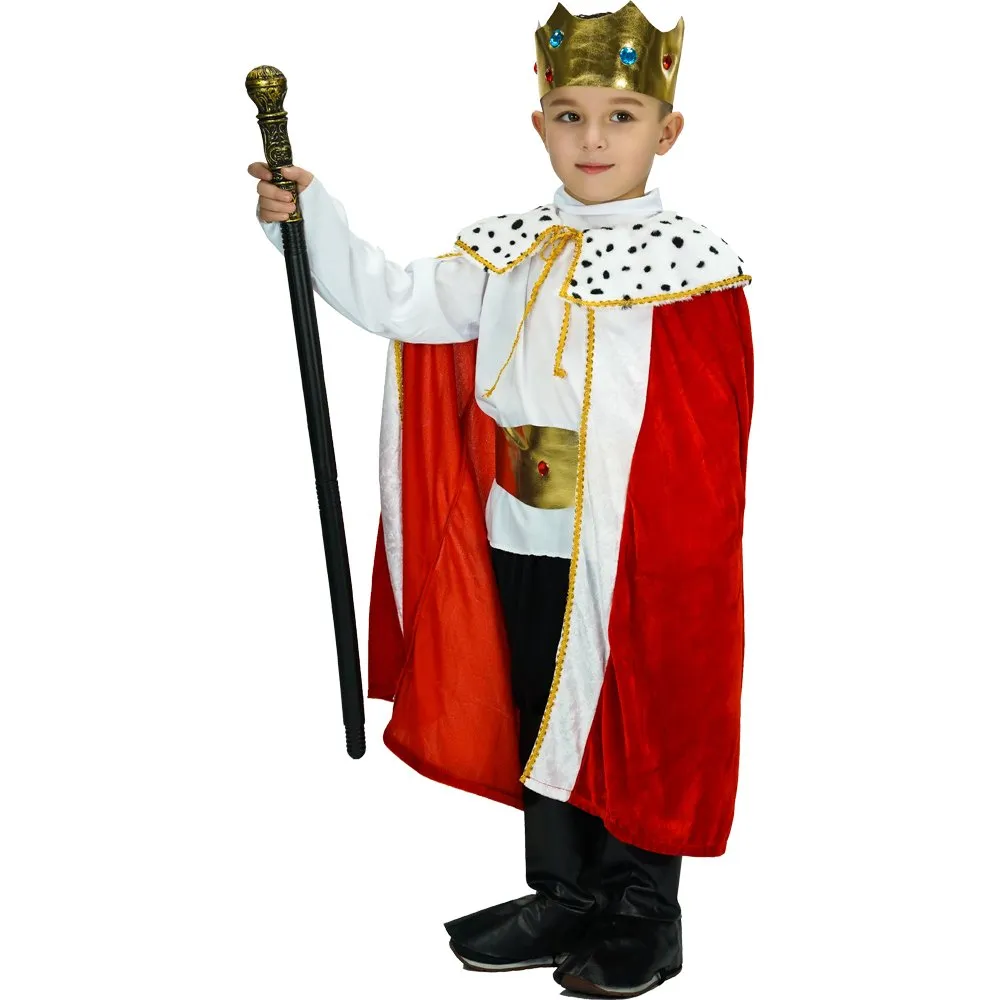 SEA HARE Re Fantasy costume bambino 7-9 anni corona
