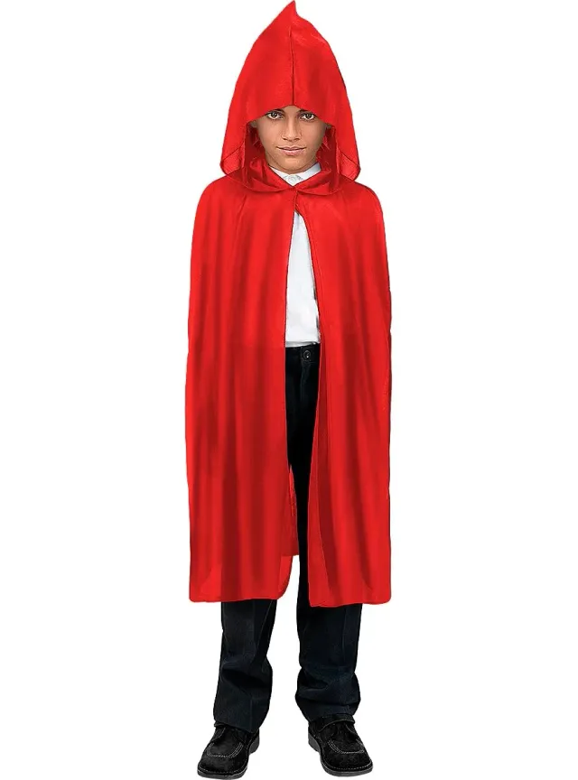 Funidelia mantello vampiro bambino rosso Halloween