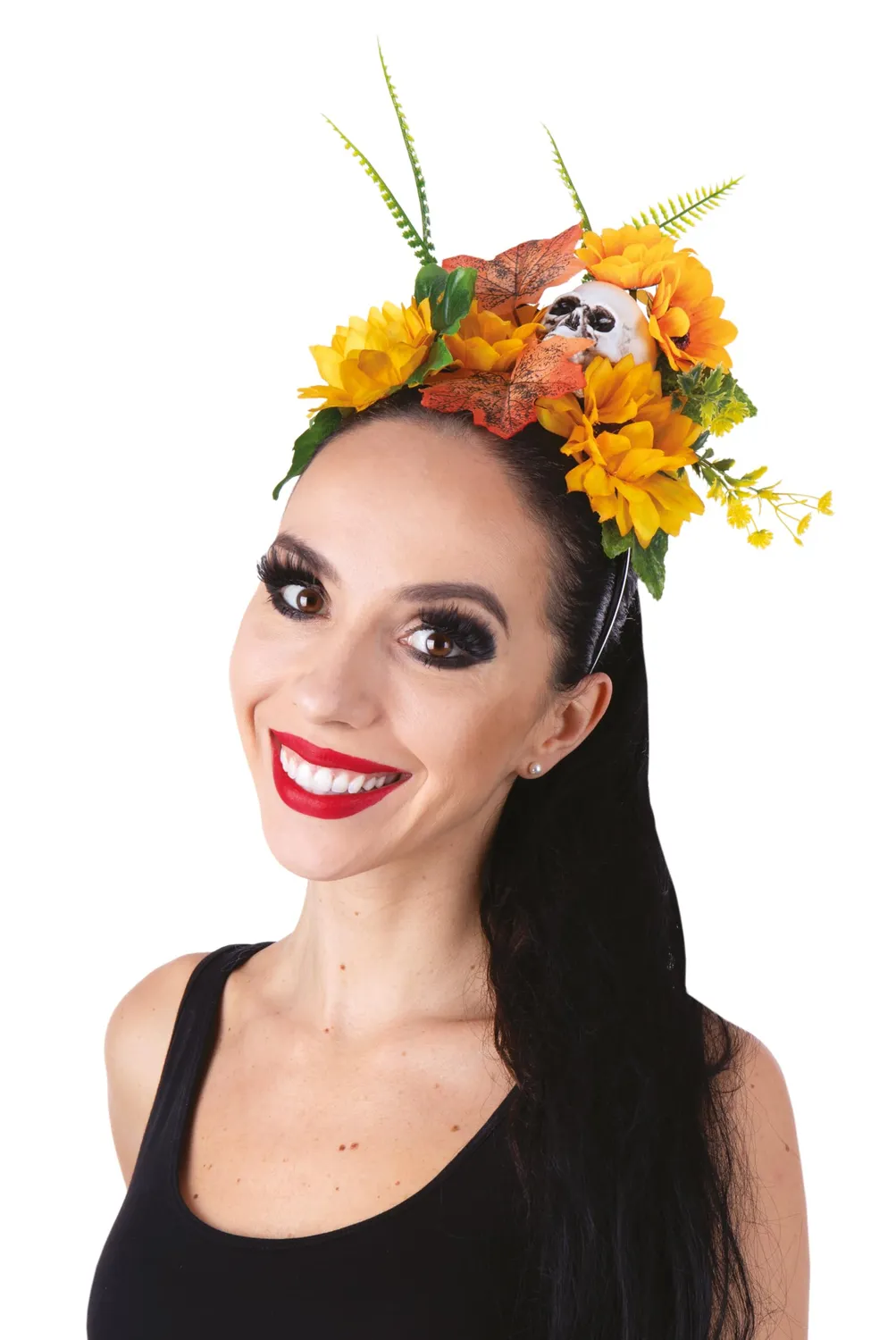 P'tit Clown 22970 cerchietto fiori arancione