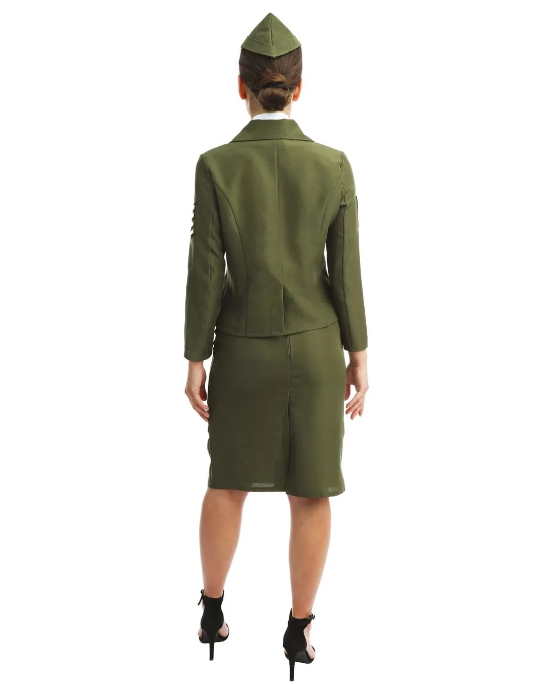 P'tit Clown 23302 costume militare verde L-XL 4 pezzi
