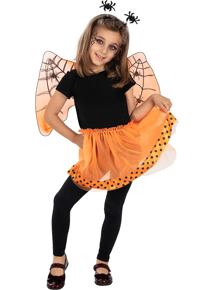 Funidelia Ragno costume tutù arancione bambina
