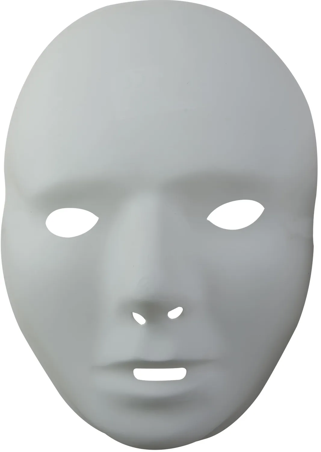 P'tit Clown Maschera Bianca Uomo maschera viso rigida