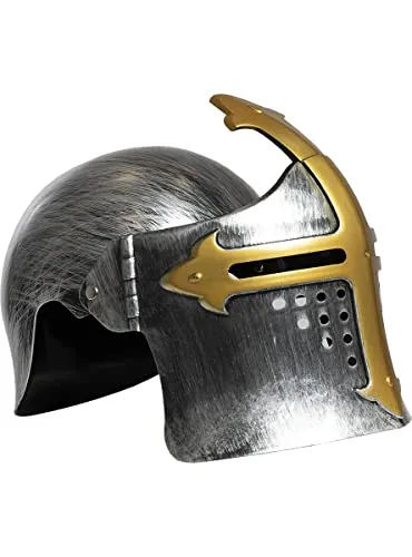 Funidelia Casco Medievale Dorato Adulto Cavaliere