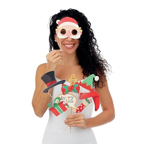 P'tit Clown 23657 photobooth Christmas set 9 pezzi